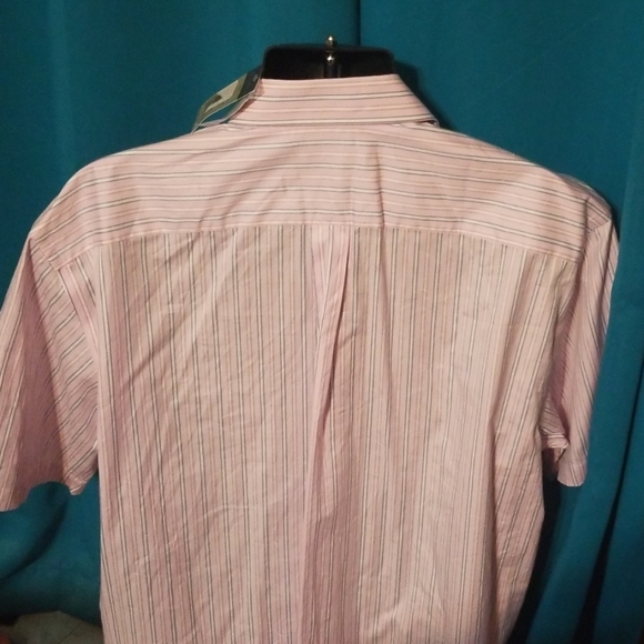 NWT David cremieux pink pinstriped button down - Picture 5 of 5